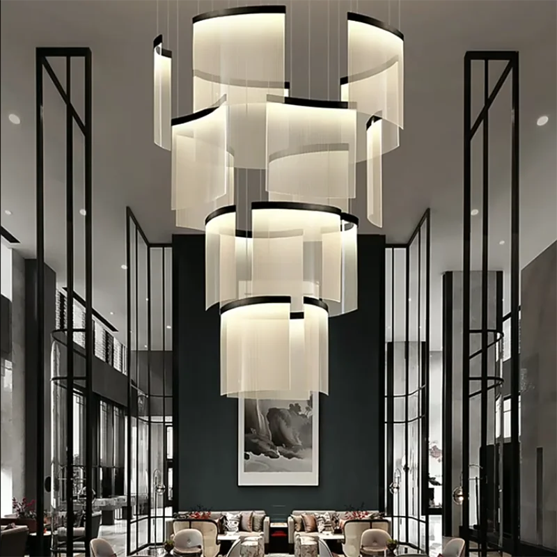Multi-Head Acrylic LED Chandelier