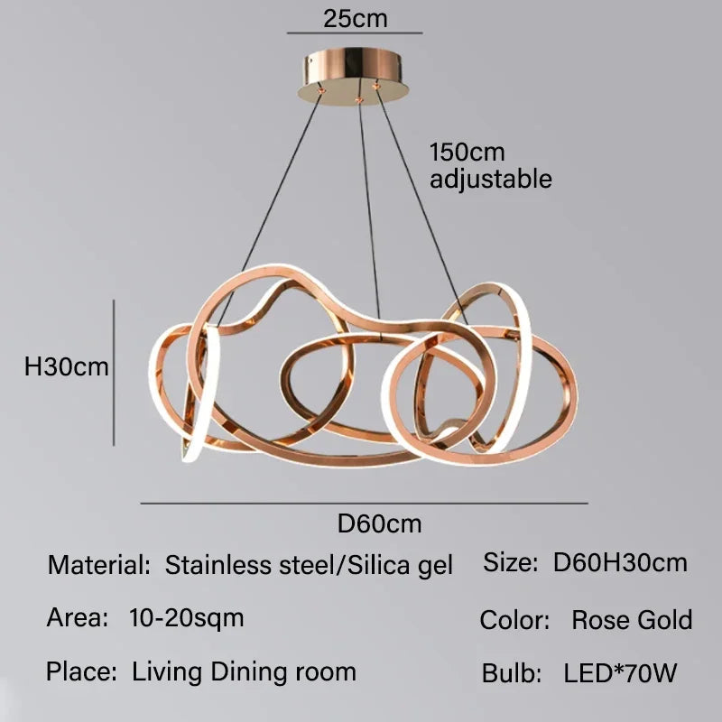 Circle LED Chandelier