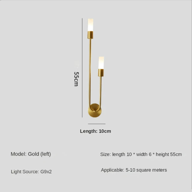 Retro Acrylic LED Wall Lamp