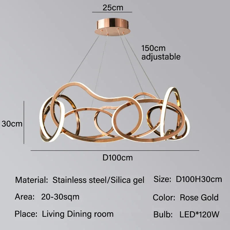 Circle LED Chandelier
