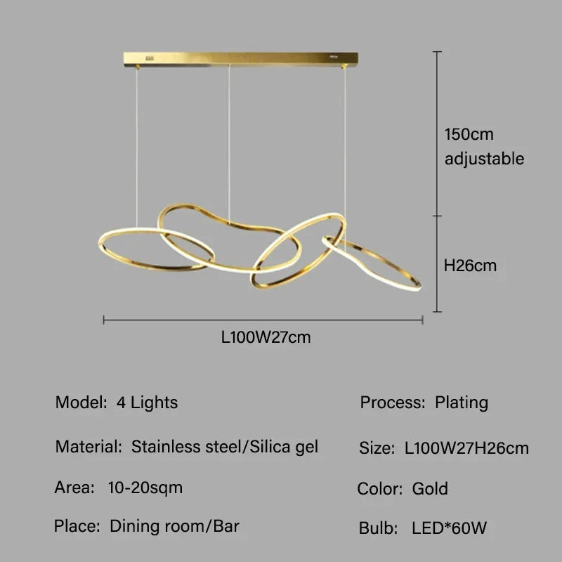 Circle LED Chandelier