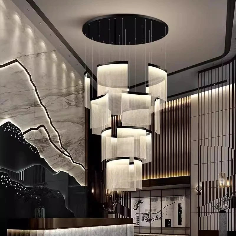 Multi-Head Acrylic LED Chandelier