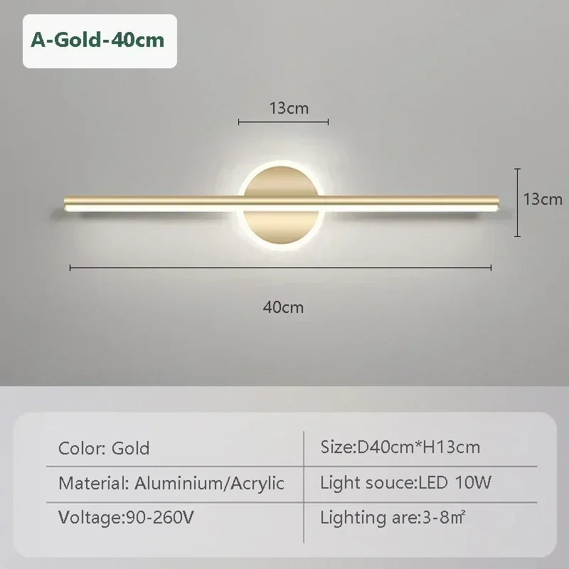 Long Strip LED Mirror Wall Light