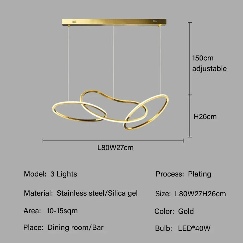 Circle LED Chandelier