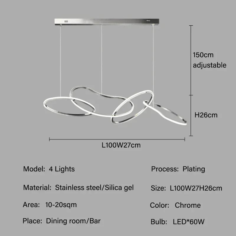 Circle LED Chandelier