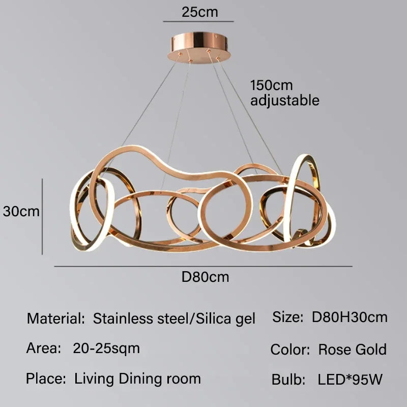 Circle LED Chandelier