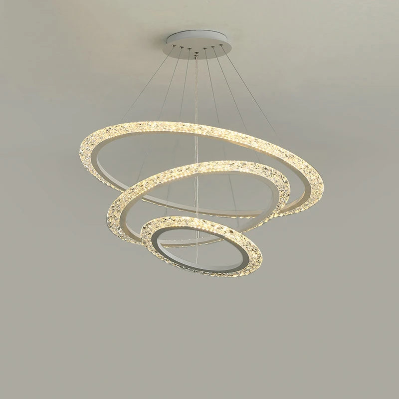 Multi-Ring LED Chandelier