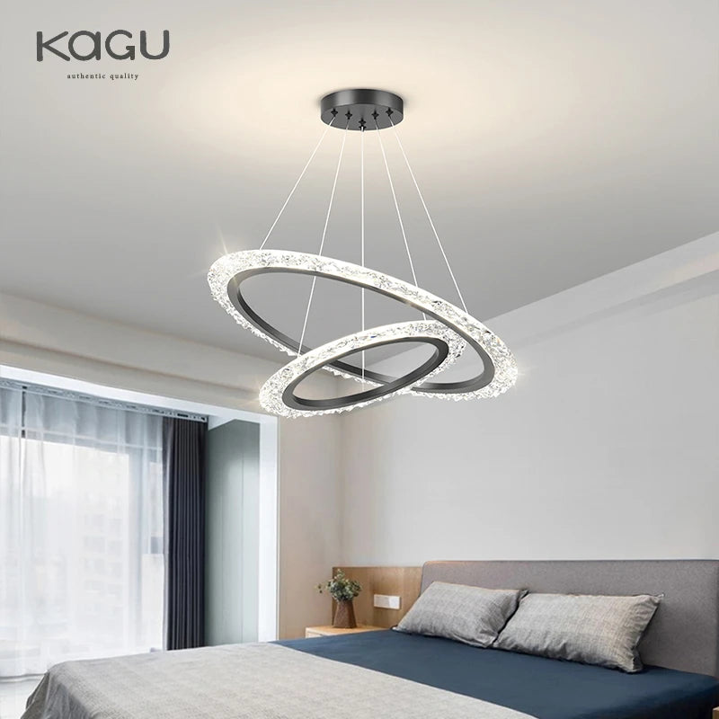 Multi-Ring LED Chandelier