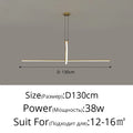 Minimalist Linear LED Chandelier
