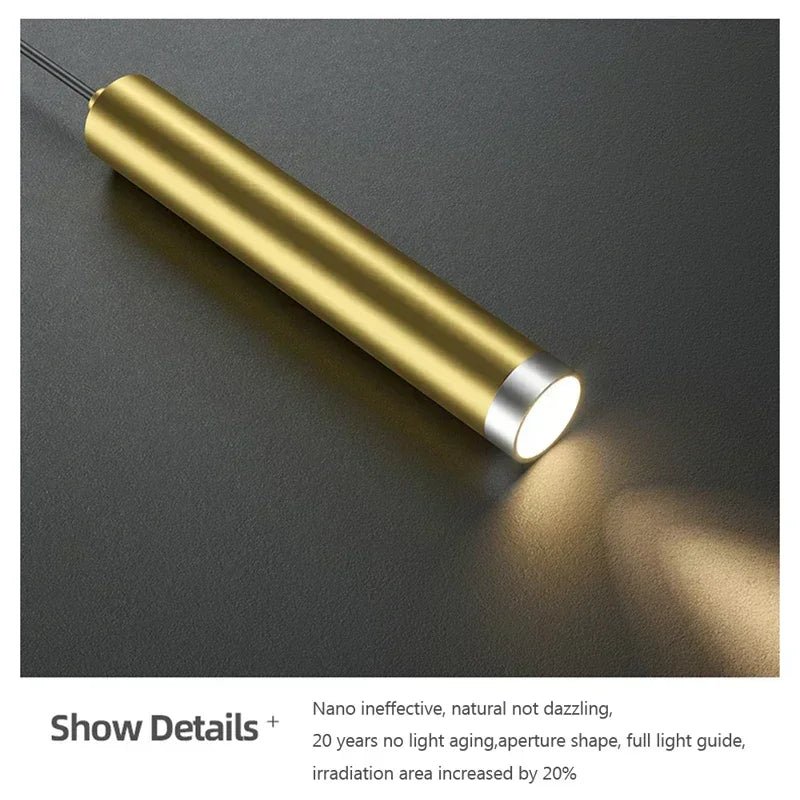 Dimmable Linear LED Pendant Light