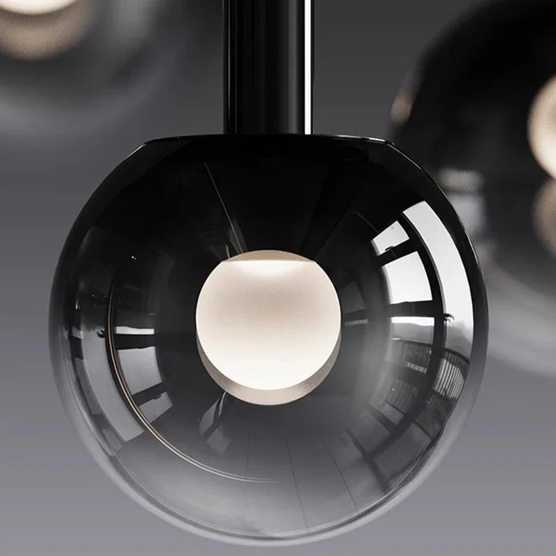 Art Glass Multi-Head LED Chandelier