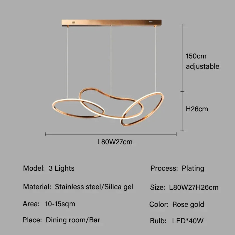 Circle LED Chandelier