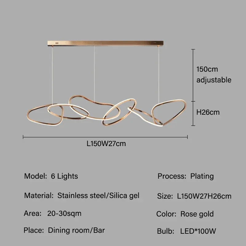 Circle LED Chandelier