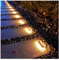 Solar LED Deck Lights, 4-Pack