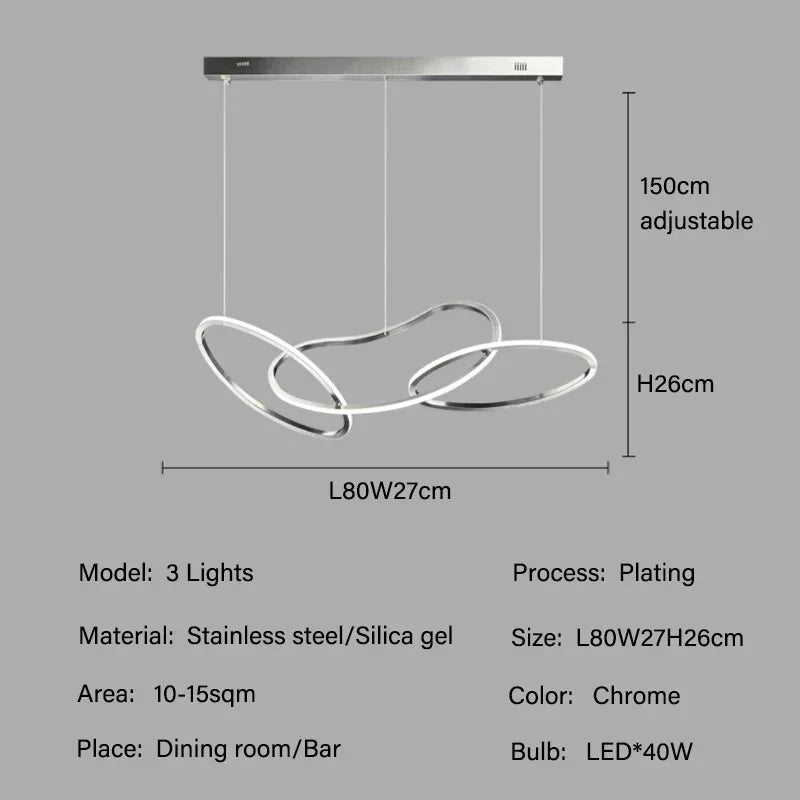 Circle LED Chandelier
