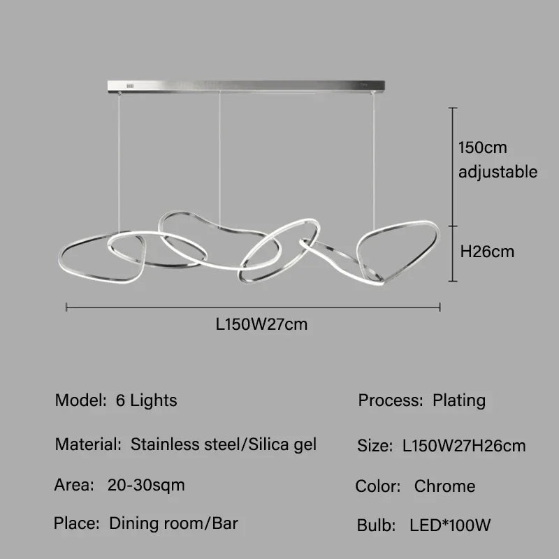 Circle LED Chandelier