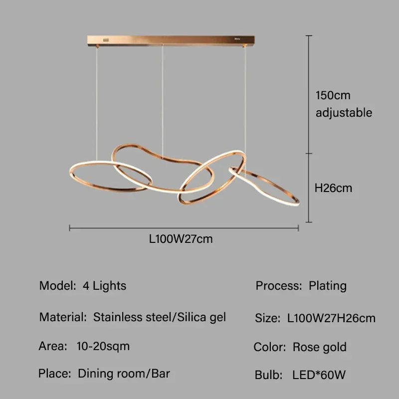 Circle LED Chandelier
