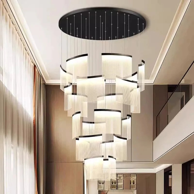 Multi-Head Acrylic LED Chandelier