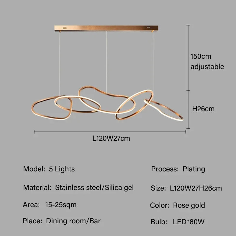 Circle LED Chandelier