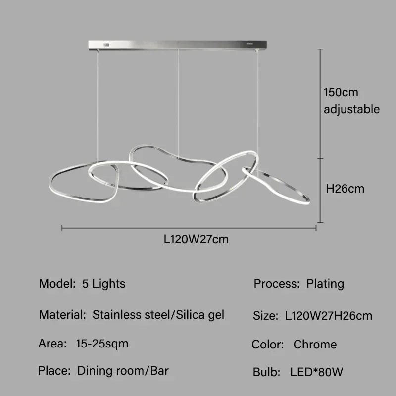 Circle LED Chandelier