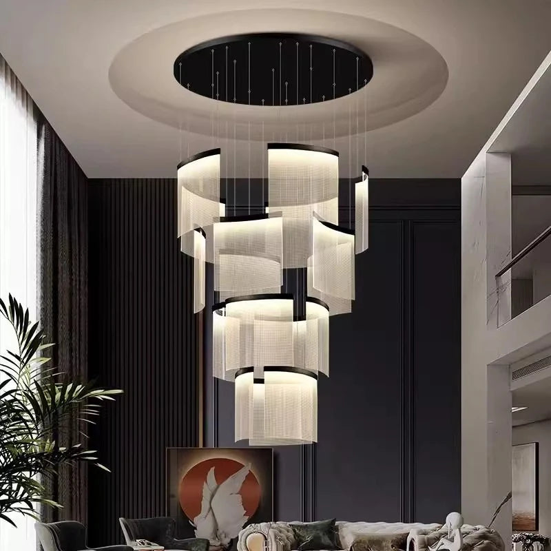 Multi-Head Acrylic LED Chandelier