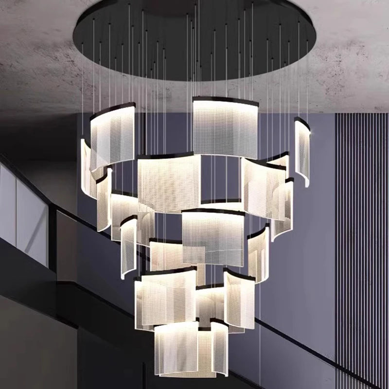 Multi-Head Acrylic LED Chandelier