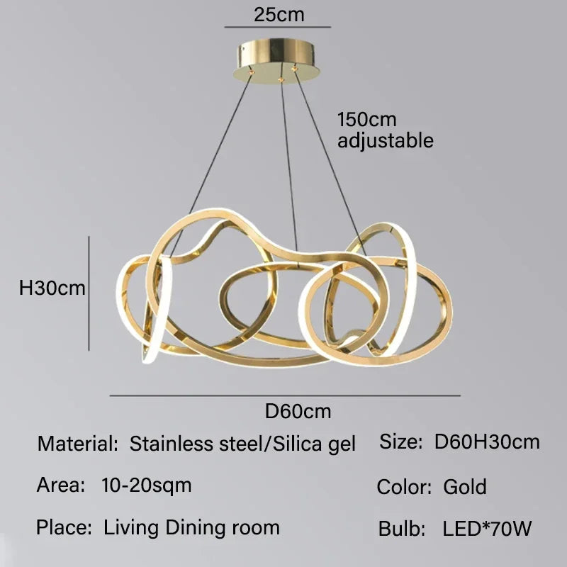 Circle LED Chandelier