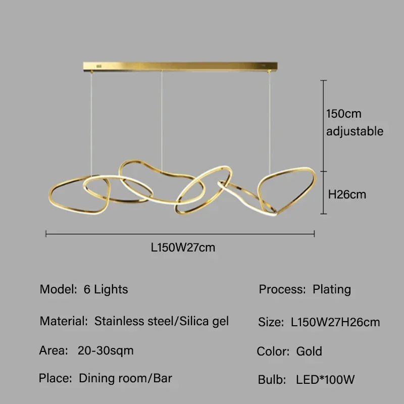 Circle LED Chandelier
