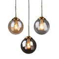Colored Glass Globe Pendant Light
