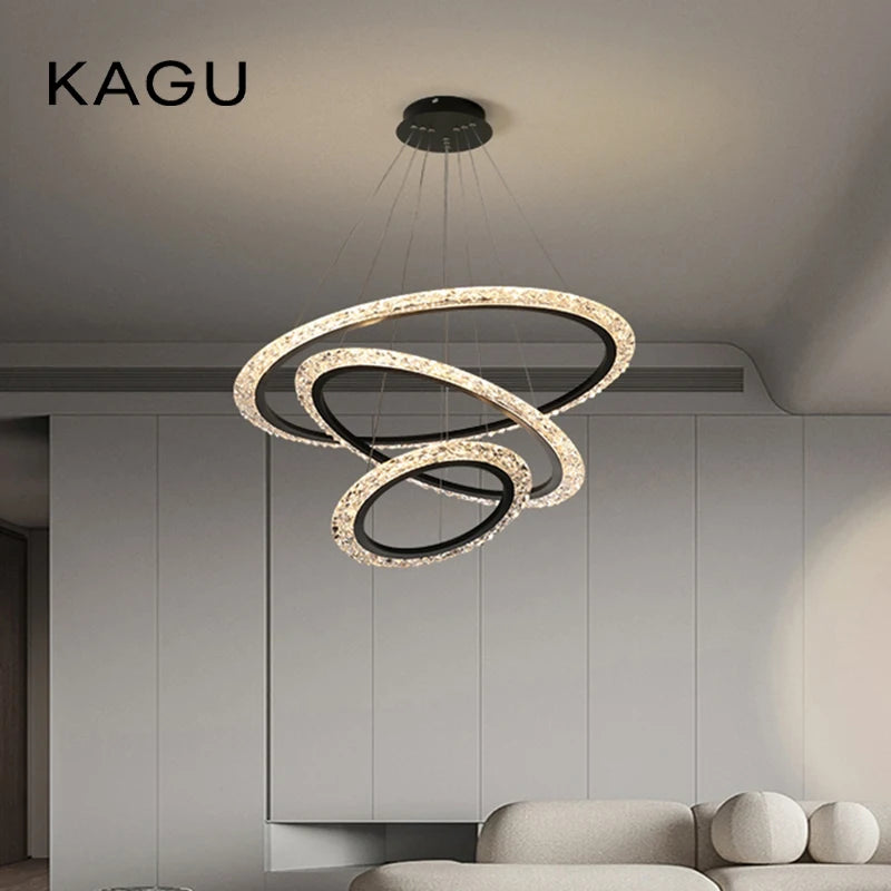 Multi-Ring LED Chandelier